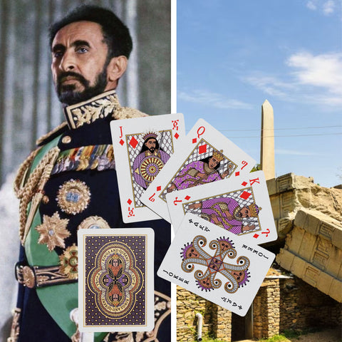 king Haile selassie of Ethiopia royalty decks inspiration