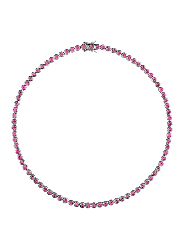 Racines Celeste transformable necklace with spinels, pearls, pink sapphires  and diamonds, Chaumet