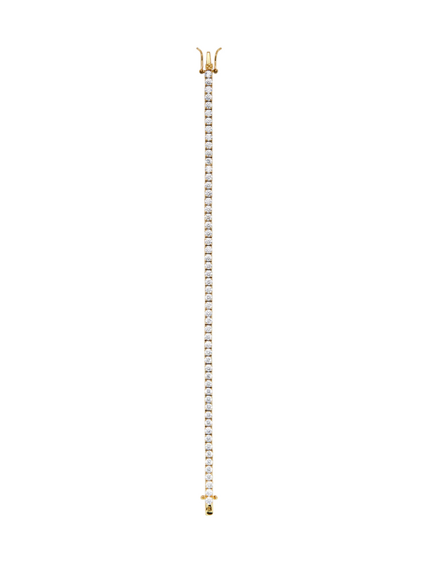 Dorsey Exclusive Kate Round Cut, Lab-grown White Sapphire Silver Riviere  Necklace | ModeSens