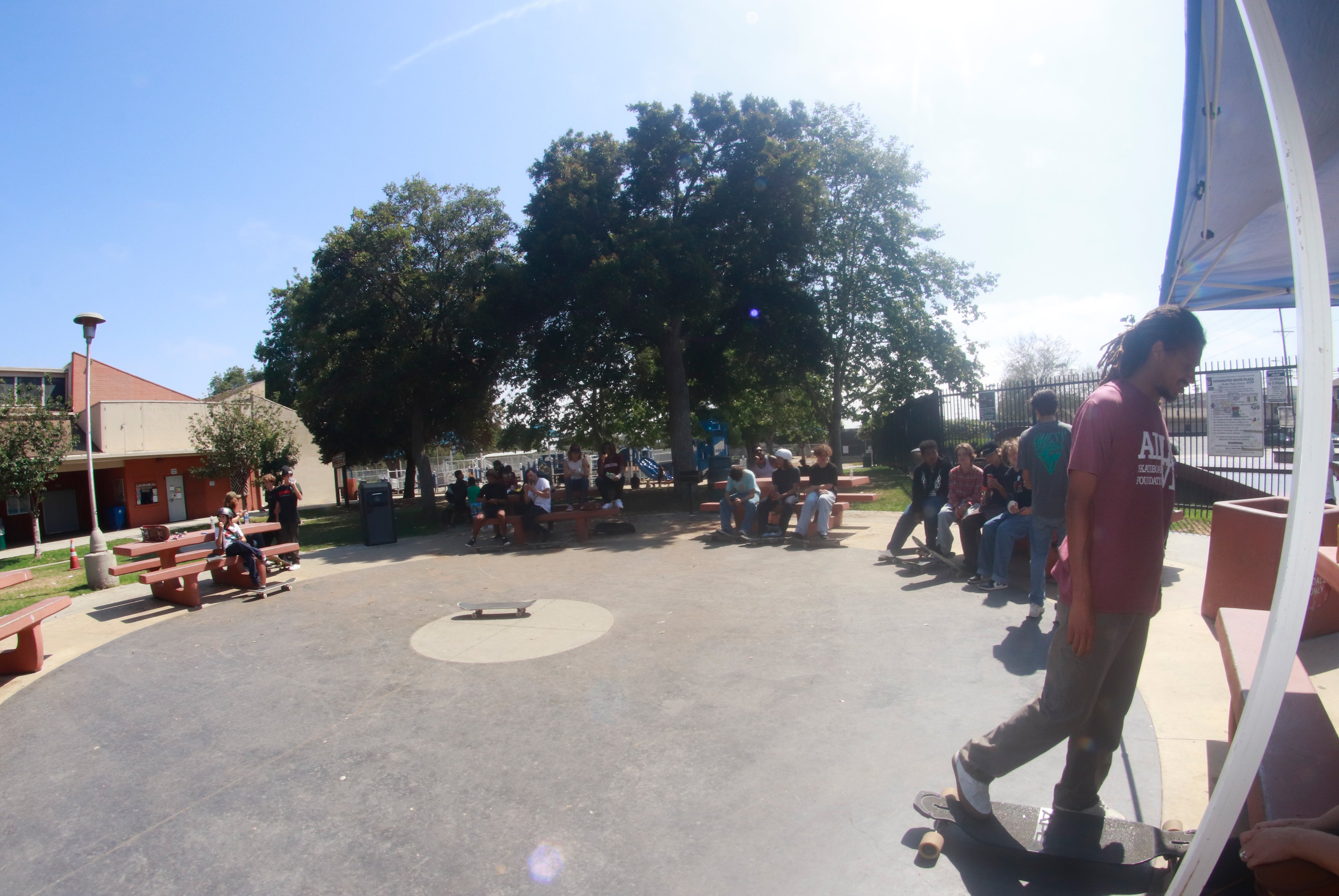 BAYSTREET BOARDS BBQ STONER SKATE PARK [ Cosmic Demise ]