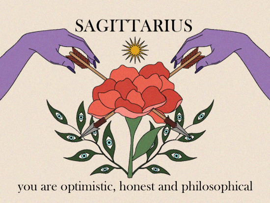 Sagittarius illustraion