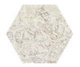 Carpet 10" x 11" Unglazed Porcelain Hexagon Tiles - Sand