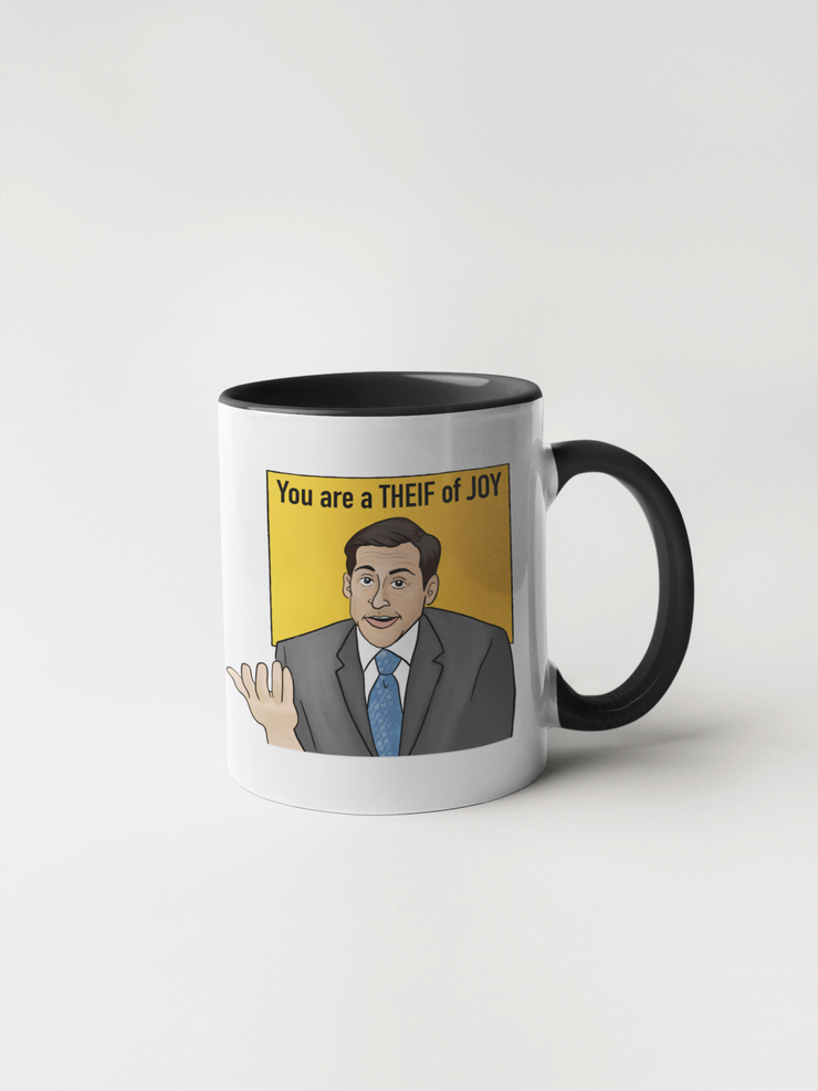 Michael Scott - You Are A Thief Of Joy Coffee Mug - The Office – Calm ...