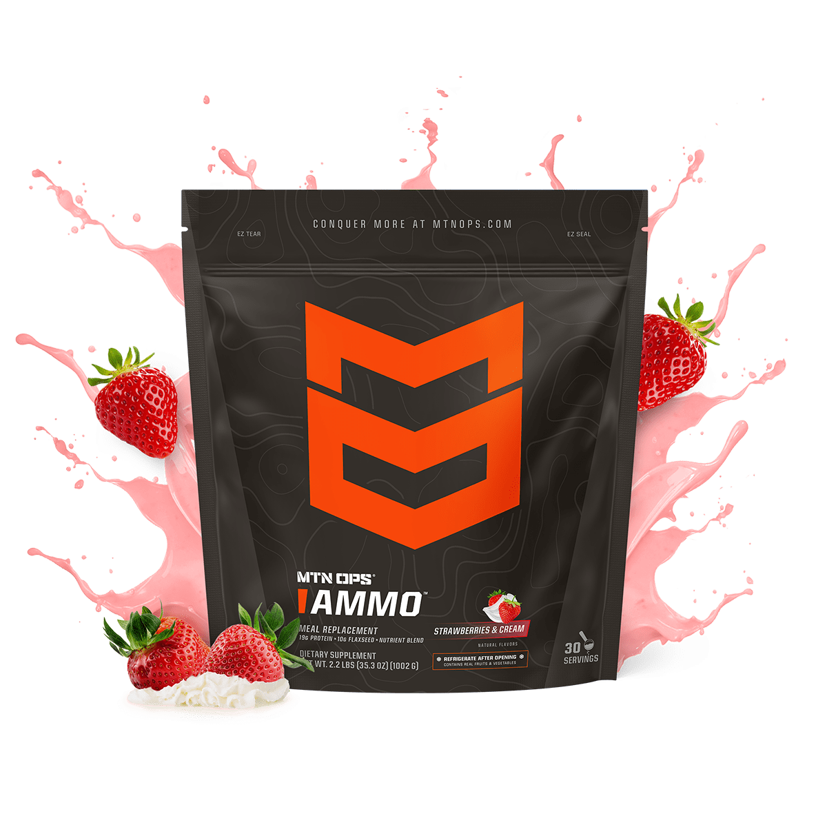 Pouch - 30 Servings / Strawberries and Cream