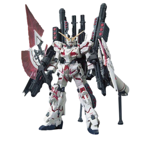 Bandai HGUC 199 Full Armor Unicorn Gundam (Destroy Mode) (Red Color Ver ...