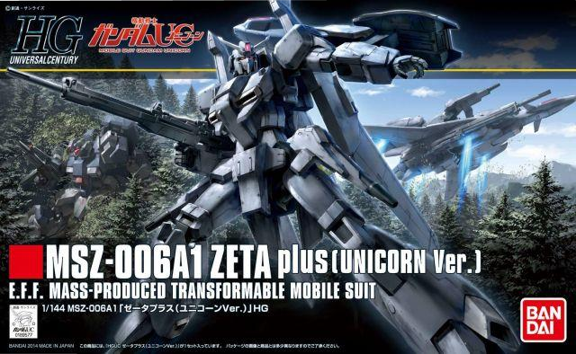 Bandai HGUC 182 MSZ-006A1 Zeta Plus (Unicorn Ver.) - Newtype