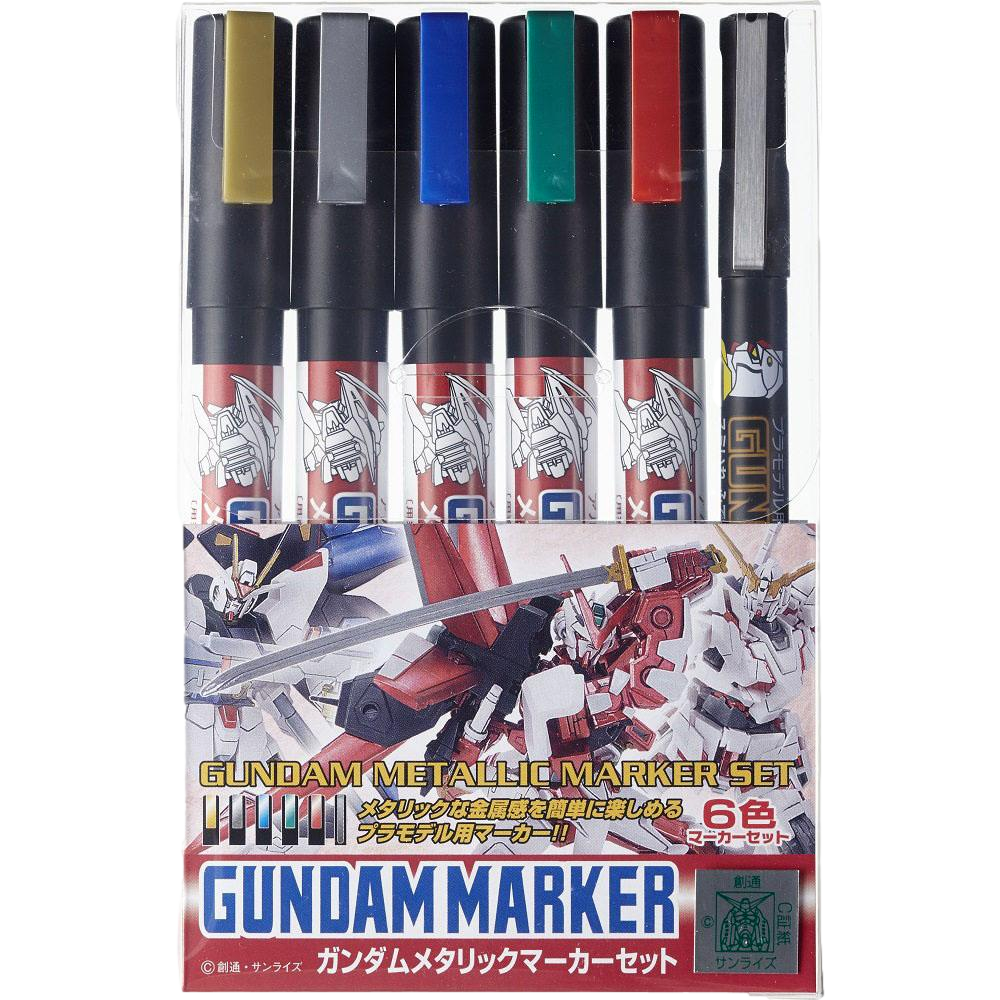 Basic Model Gundam Markers - 6 Piece Set