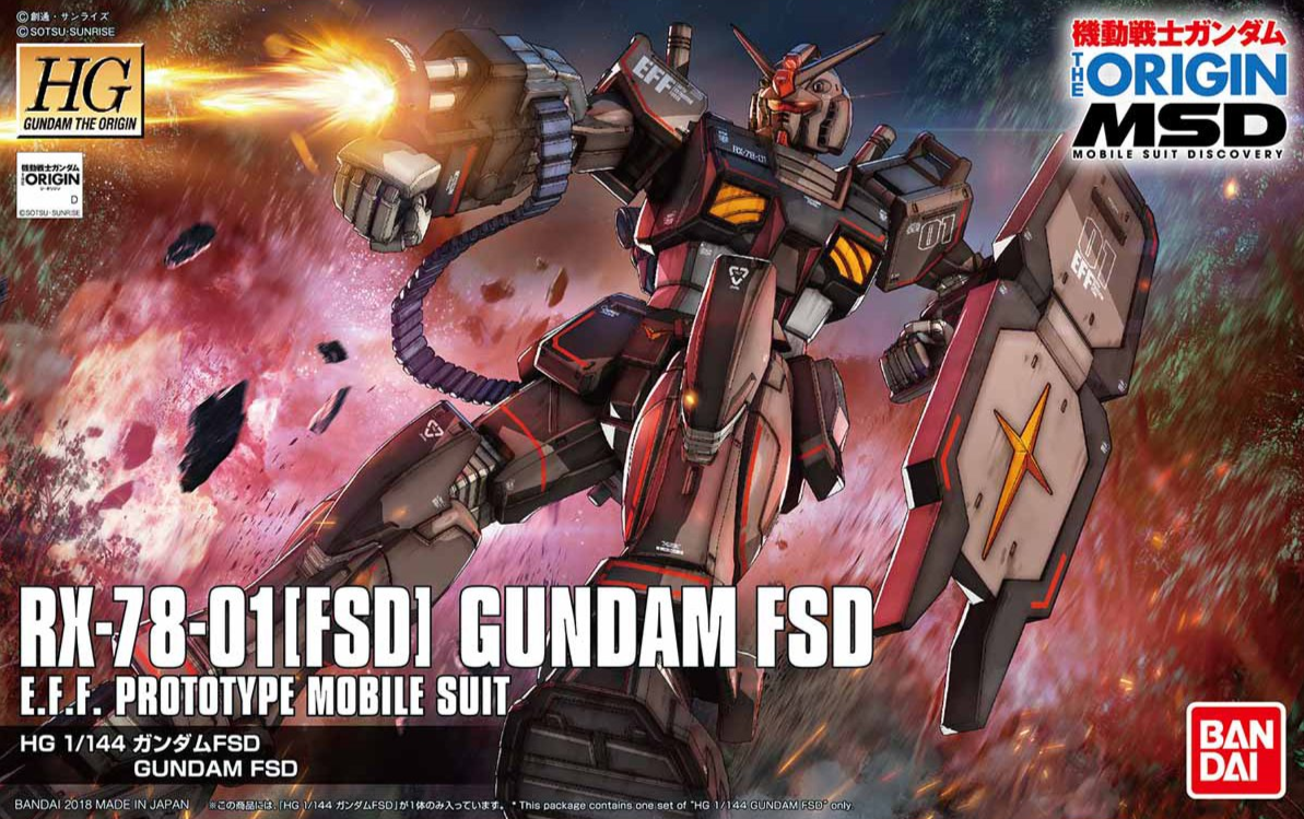 Bandai HGGTO 021 RX-78-01(FSD) Gundam Full Scale Development - Newtype