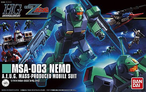 Bandai Hguc 150 Nemo Z Gundam Color Newtype