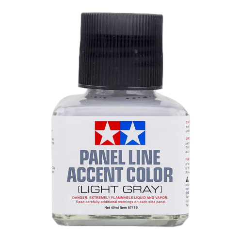 Tamiya 87189 - Panel Line Accent Color - Light Gray