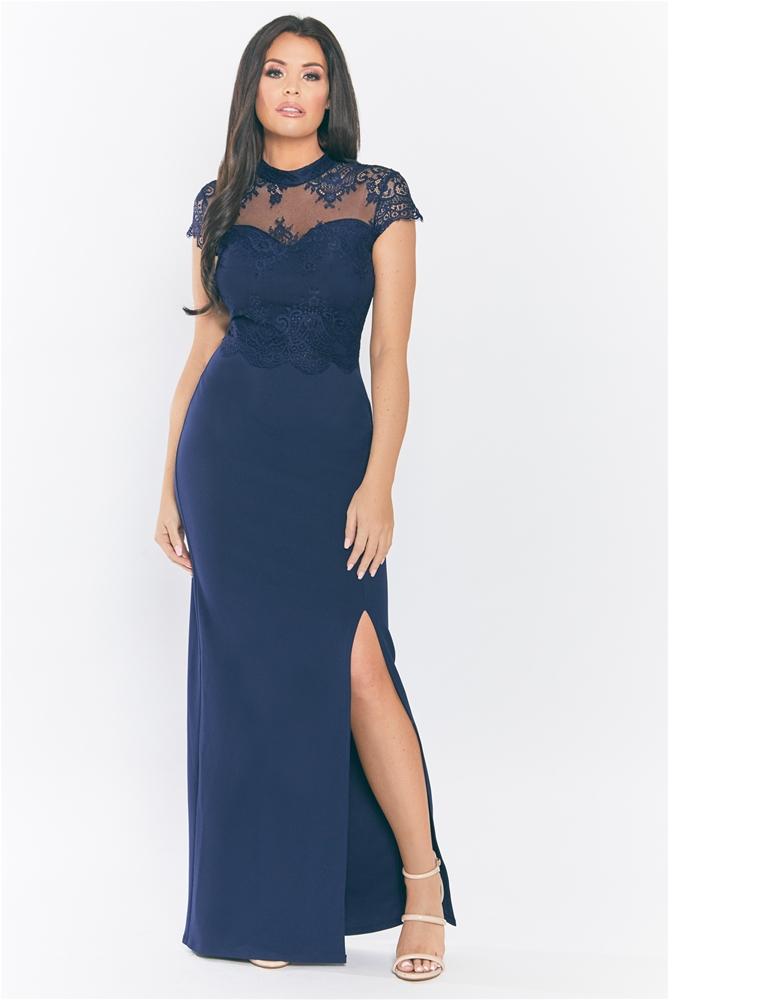 jessica wright blue lace dress