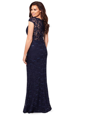 jessica wright blue lace dress