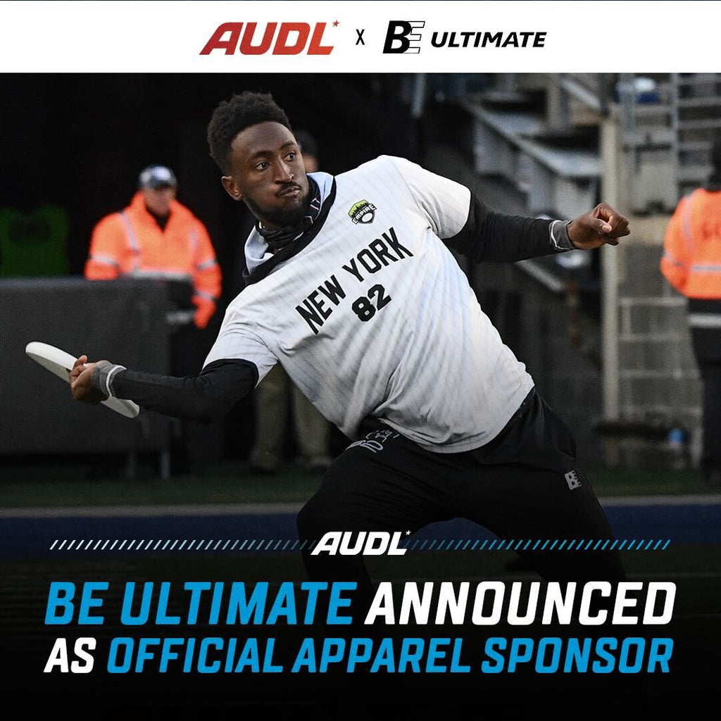 BE Ultimate signs as the Official Apparel Partner of The American Ulti
