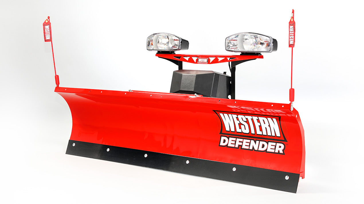 WESTERN® DEFENDER™ Straight Blade Snowplow — NEW Hydraulics