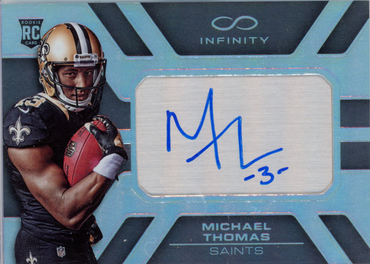 Michael Thomas 2016 Infinity Silver Rookie Blue Pen Auto 170/288 No.193-The Hobby Geeks