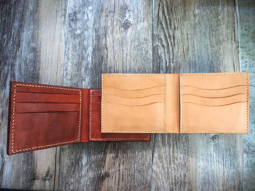 Leather Short Bifold Wallet Pattern Euro Bills – Leather Bag Pattern