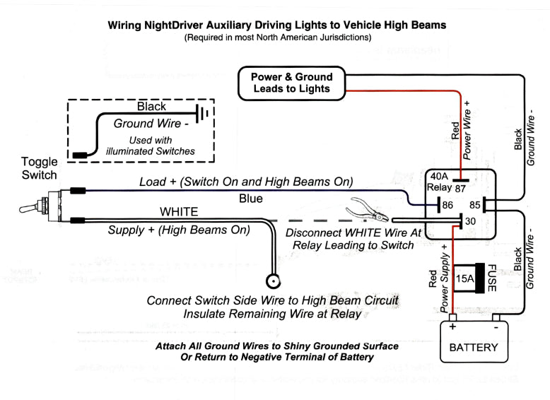 Auxiliary Light Wiring