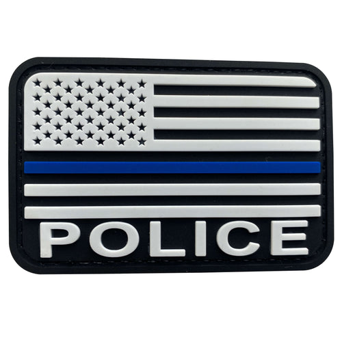 uuKen 3x2 inches Small US American Flag Police Patch 2x3 inches Forwar