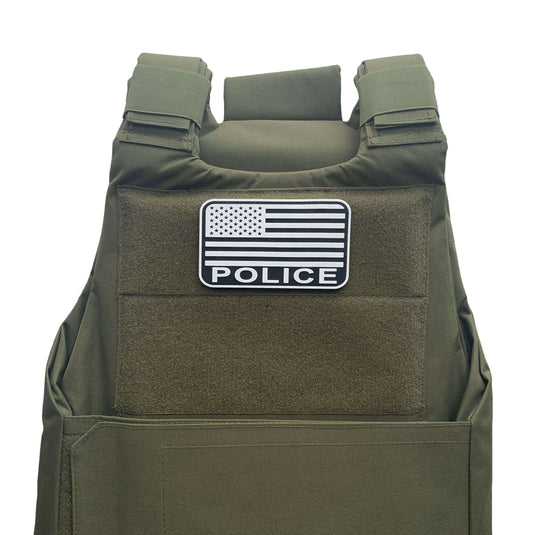 4x8 POLICE Patch w/Hook VELCRO® — ATLAS Consulting Group, LLC