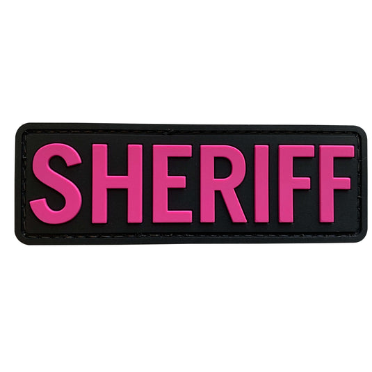 uuKen 3x2 inches Small PVC Rubber County Deputy Sheriff Department Dep