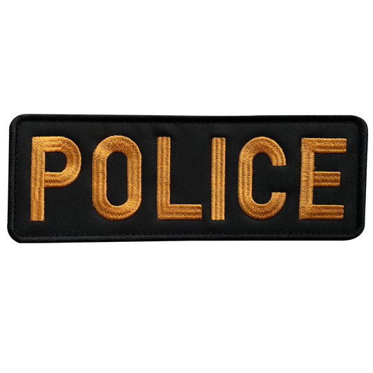 uuKen 11x4 inches XL Large Embroidery Police Patch 4x11 inch for Milit