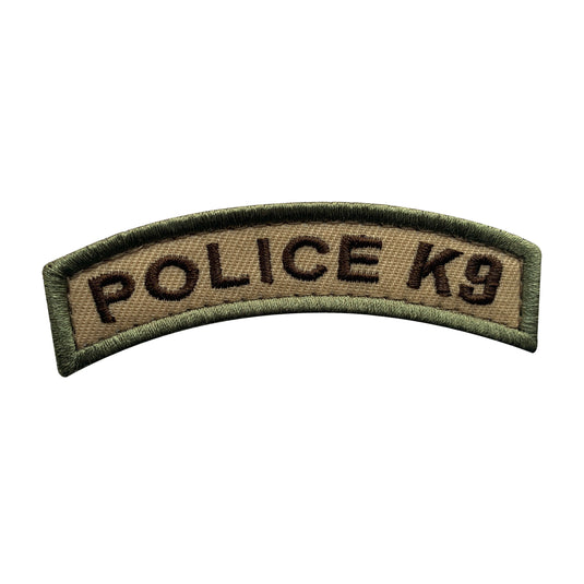 uuKen 8x4 inches Large PVC Rubber Police Officer Patch 4x8 inc Hook Ba