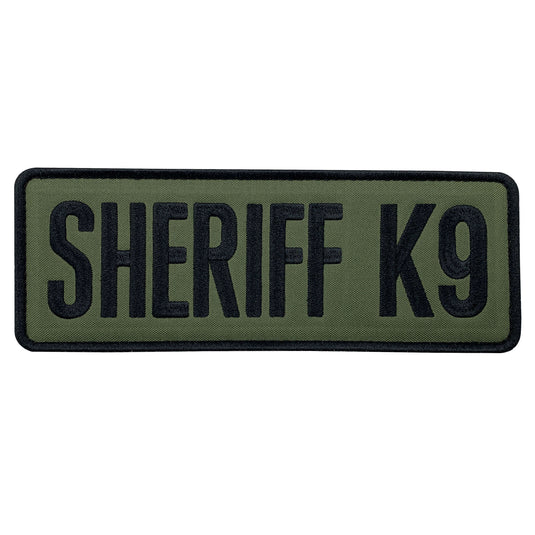 Embroidered Law Enforcement ID Panels - Sheriff K-9 - Yellow TH5SK9Y