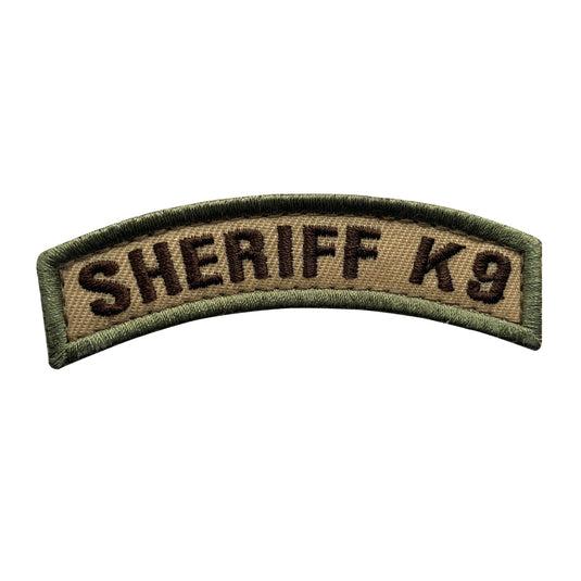 Embroidered Law Enforcement ID Panels - Sheriff K-9 - Yellow TH5SK9Y