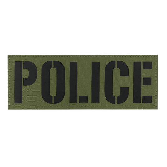 uuKen 6x2 inches Military Police Vest Patch PVC Rubber Big 2x6 inch St