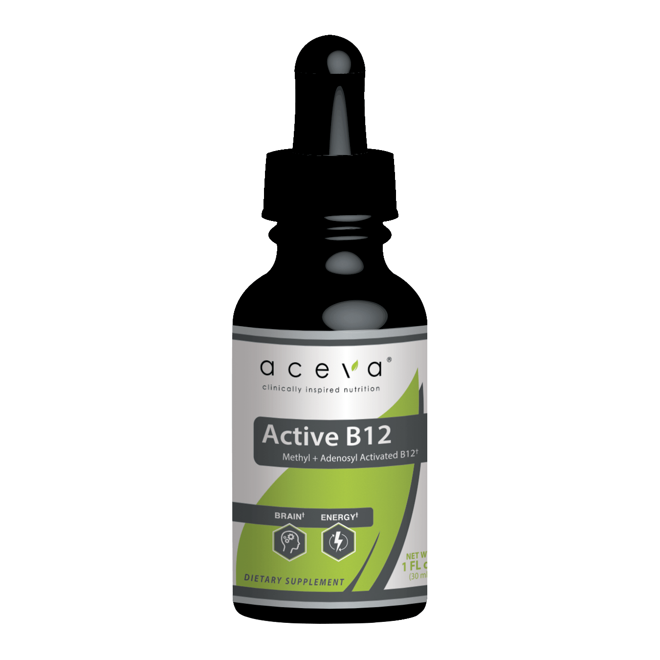 Bij wet hond zanger Active B12 - Liquid Vitamin B12 Drops | Aceva