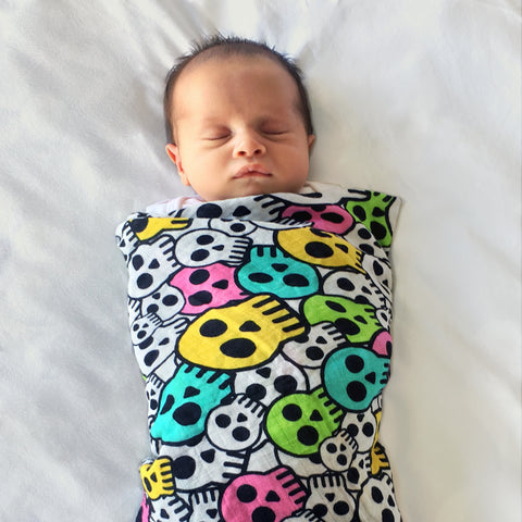 Swaddled baby - Teeny Rockers