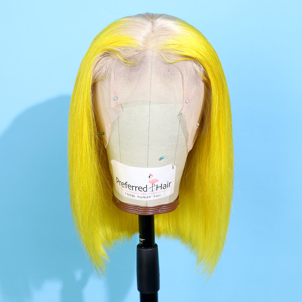 yellow ombre wig