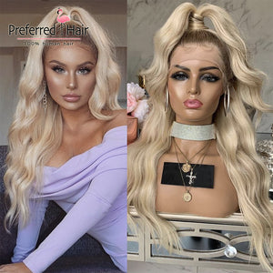 blonde ombre human hair wig