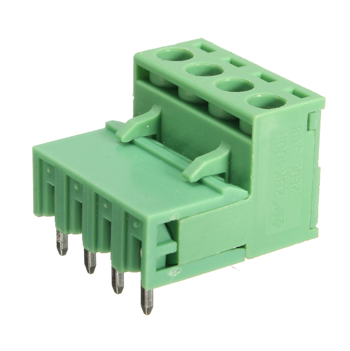 2edg 508mm Pitch 4 Pin Plug In Screw Terminal Block Connector Right A Electronic Pro 0543