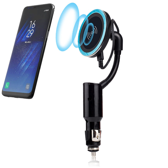 Qi Wireless Car Charger Holder Car Magnetic Cigarette Lighter Mount & –  Electronic Pro
