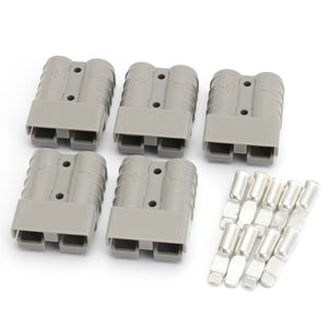 5pcs 600v 50a 50amp Anderson Style Grey Plug Connector Carvan Charger Electronic Pro
