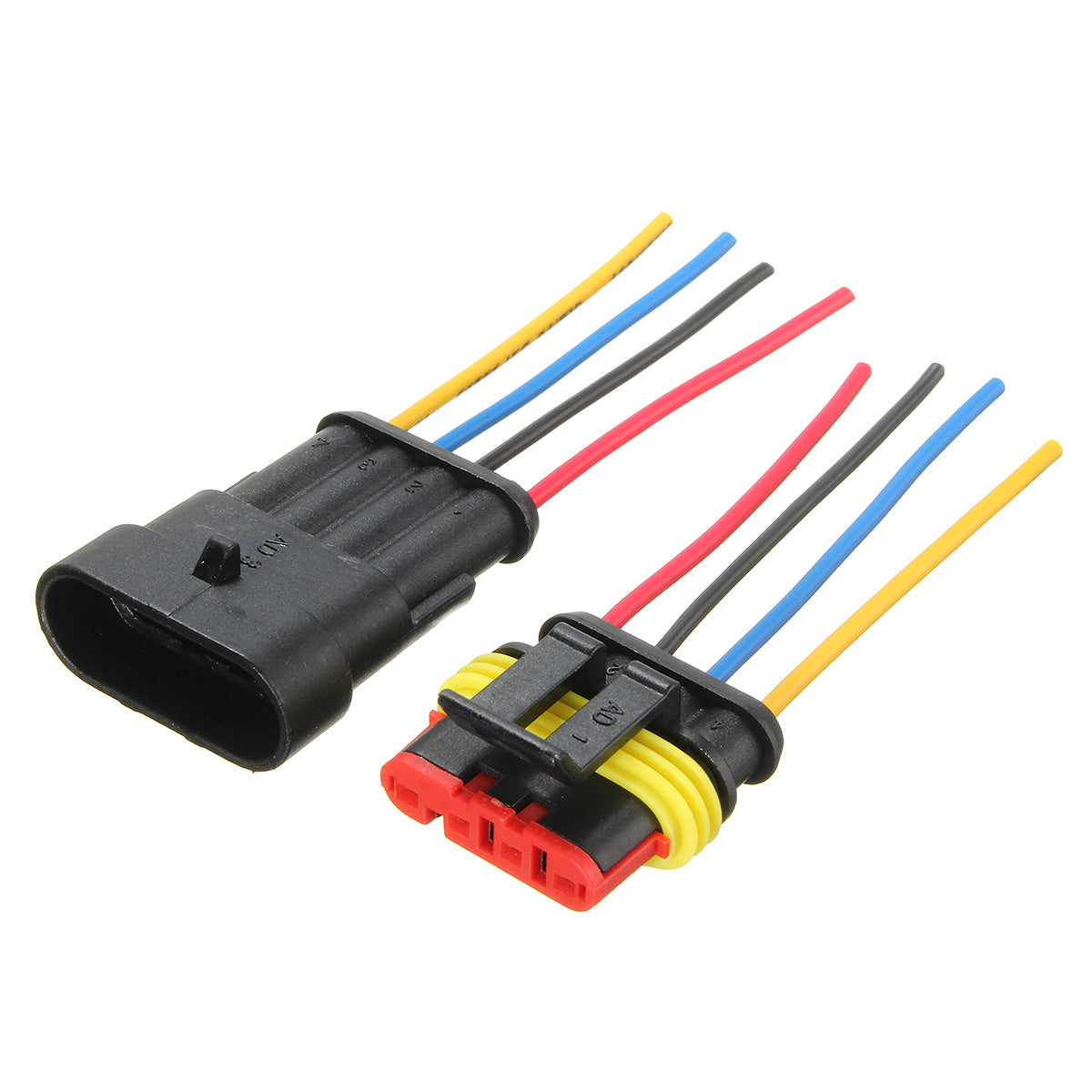 4Pin 2 Way Car Waterproof Electrical Connector