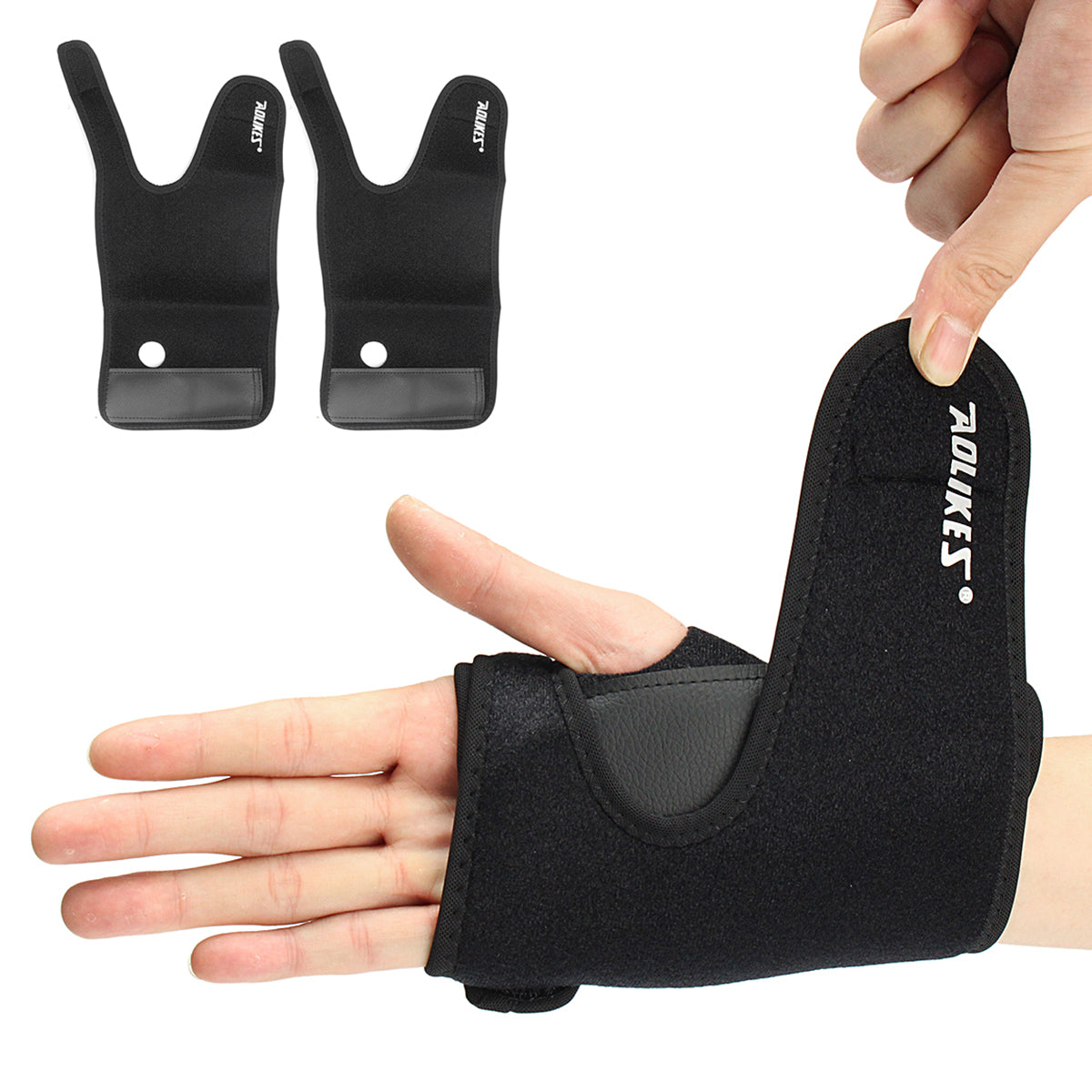 AOLIKES Sports Wrist Palm Brace Wrap Sprain Injury Hand Support Protec ...