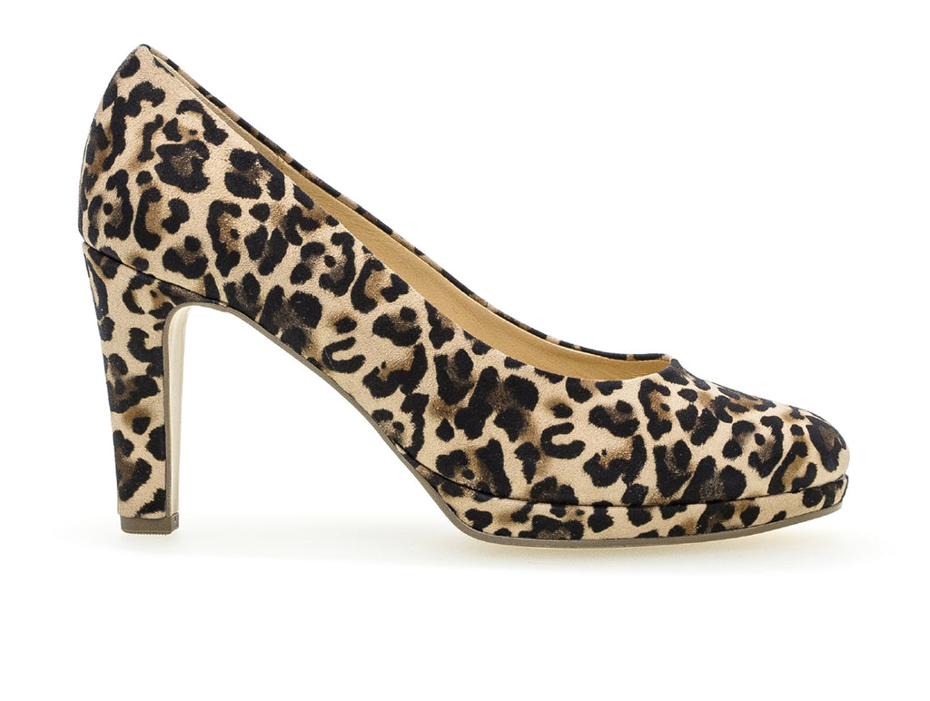 Gabor 21.270.32 | Leopard | Ladies Court Shoes at Gabor Shoes Ireland