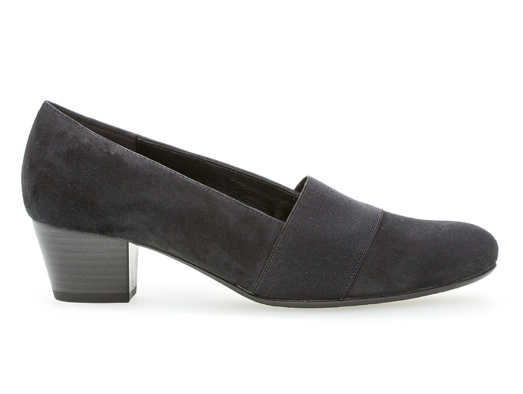 gabor navy suede shoes