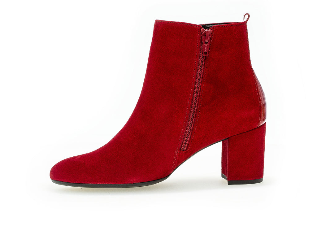 gabor red suede shoes