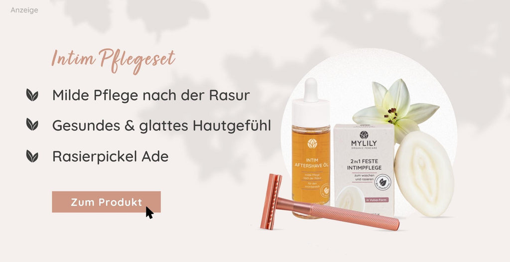 Das Vulva Care Set von MYLILY für eine gesunde und sanfte Pflege rund um die Vulva