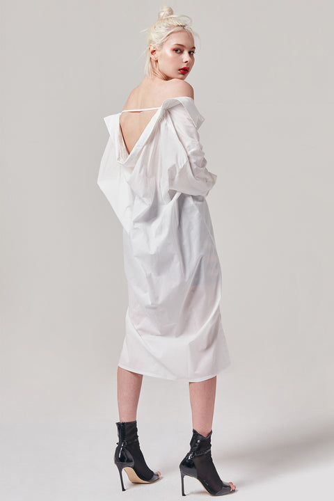 open back dress shirt