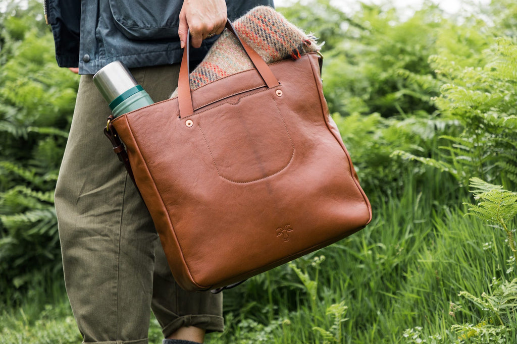 Billy Tannery Vegetable Tanned Leather Tote Bag