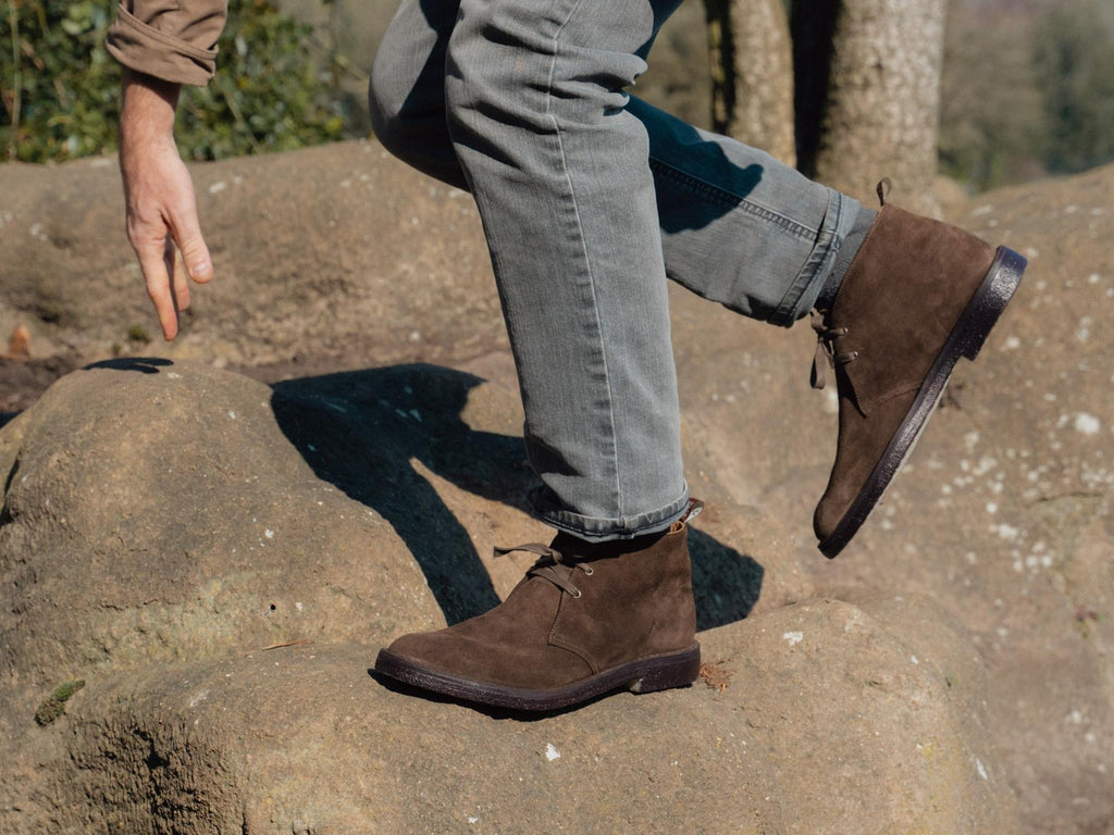 Billy Tannery Parkland Desert Boots - Deerskin Suede Boots