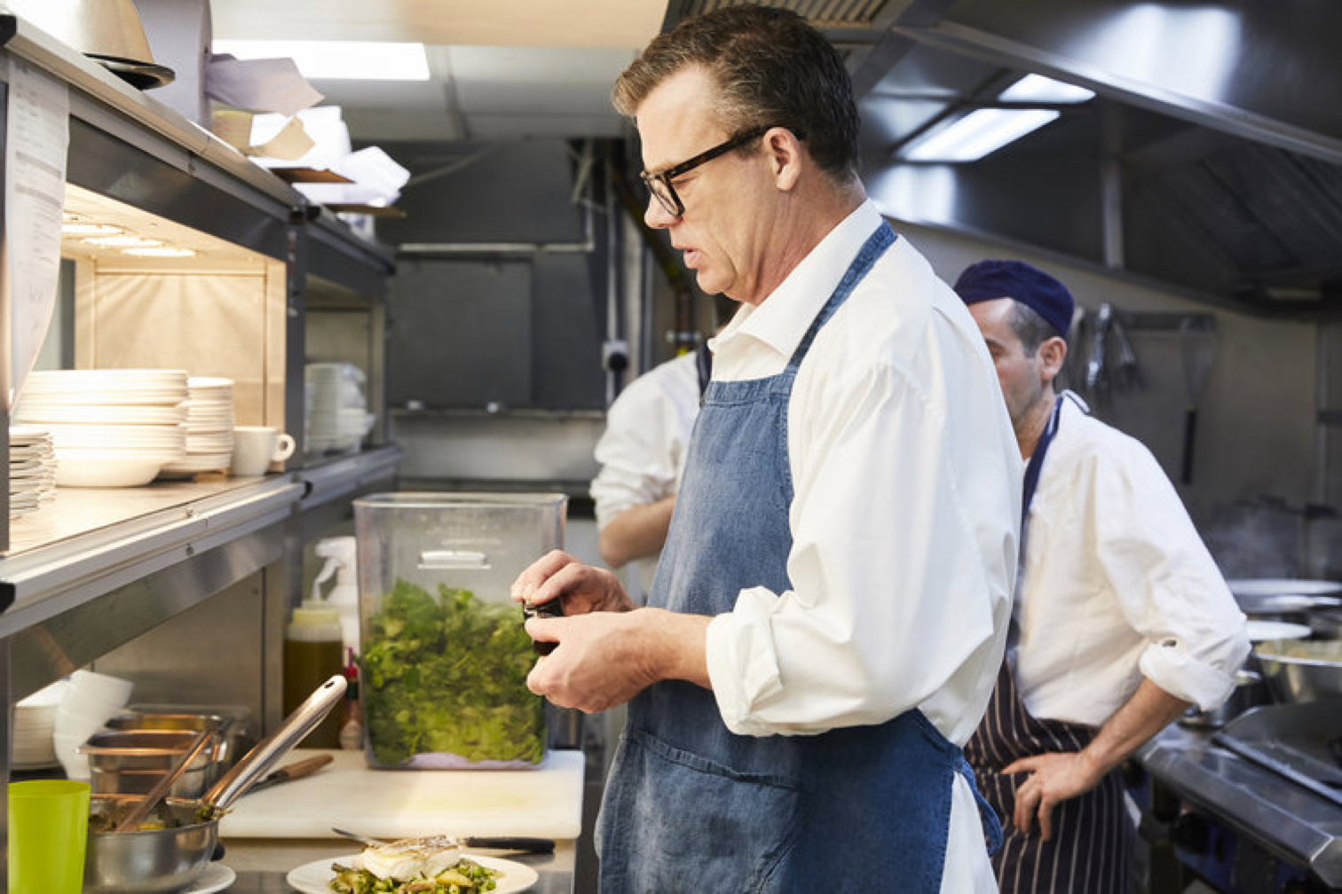 Jeremy Lee Making Dish