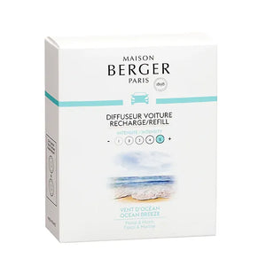 OCEAN BREEZE Car Fragrance Refill - Set of 2 Discs by Maison Berger - Lampe Store  Authorized Maison Berger Dealer
