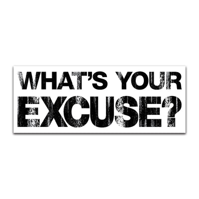 excuses-sticker
