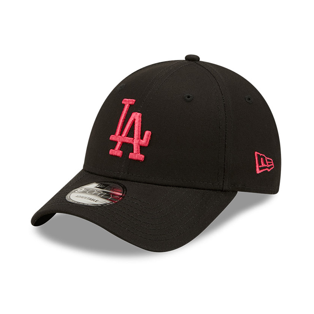 New Era  MLB Women's LA Dodgers Black Gold Curved Strapback Hat