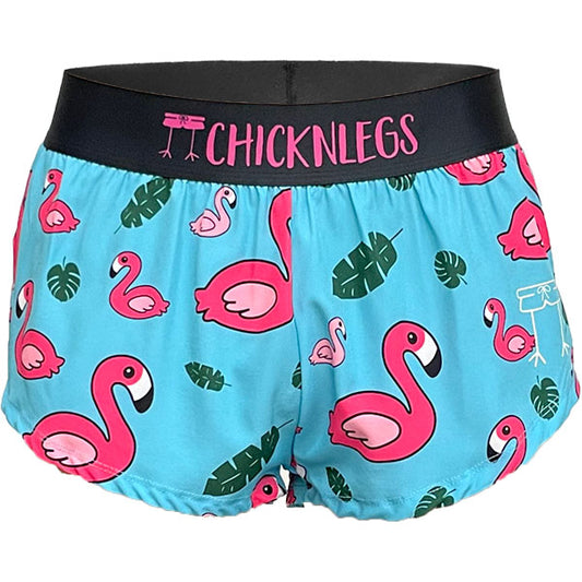 Women's Blue Flamingo 3 Compression Shorts – ChicknLegs